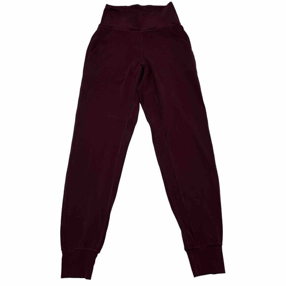 Lululemon Align High Rise Jogger Tights *Full Length 28" Size 2 Sold Out Garnet - Picture 6 of 16